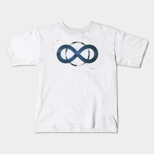 Infinite universe symbol Kids T-Shirt